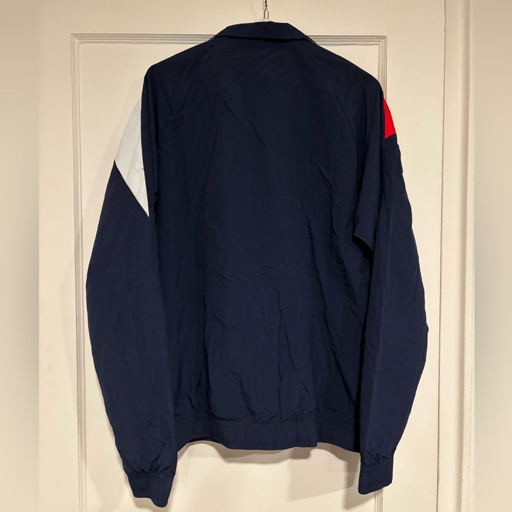 Reebok Navy and Red Windbreaker Jacket Mens Small - Picture 2 of 7
